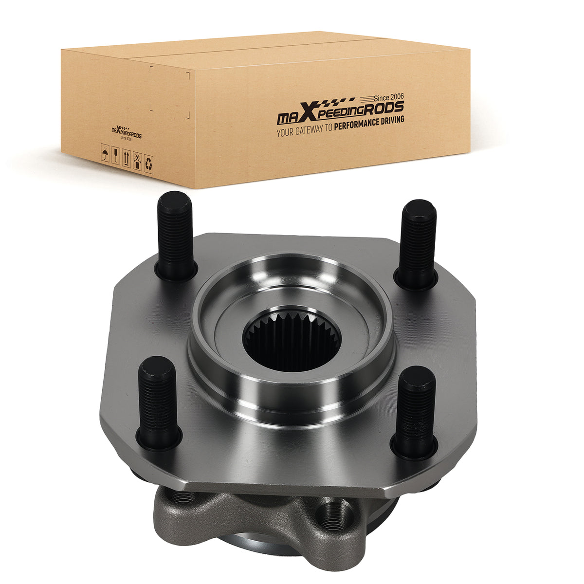 513299 Front Wheel Hub Assembly compatible For Nissan Sentra 2.0L 2007-2012 Square Flange