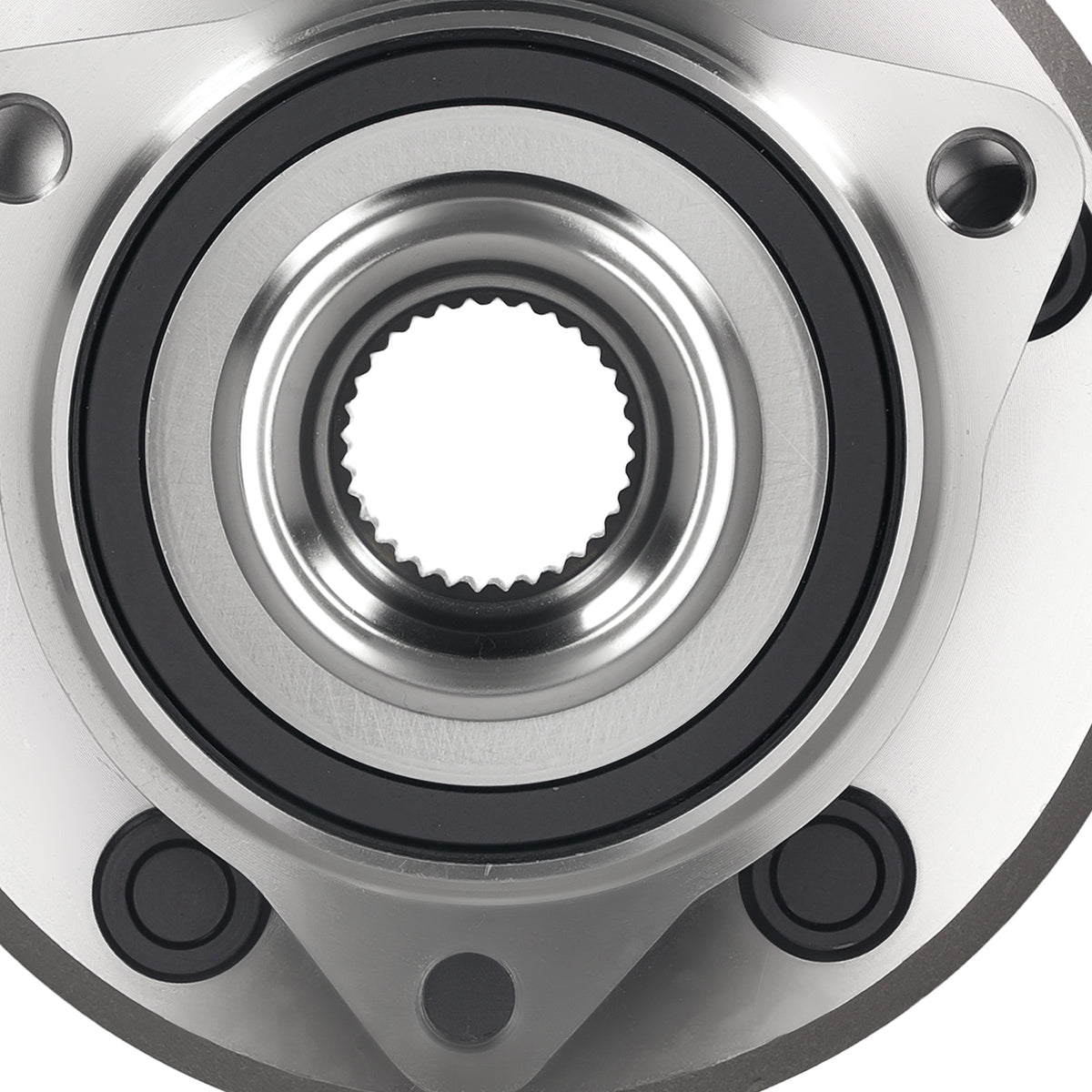 5 Bolt Front Hub Set compatible For Dodge Durango 2011 2012-2023 52124767AC ABS Ring