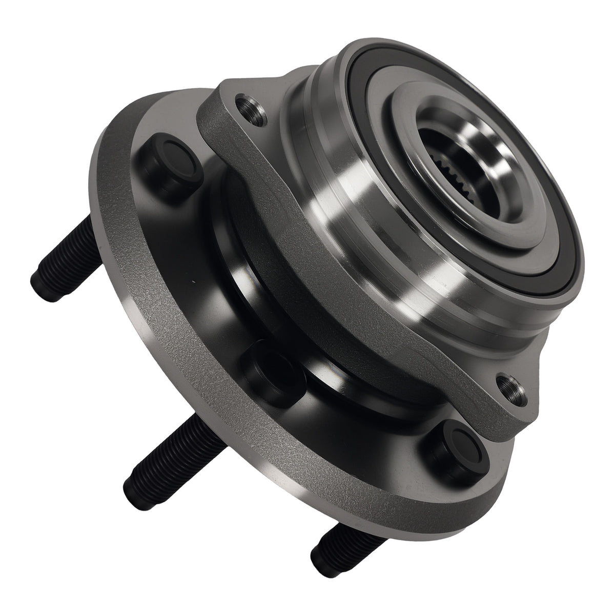 5 Bolt Front Hub Set compatible For Dodge Durango 2011 2012-2023 52124767AC ABS Ring