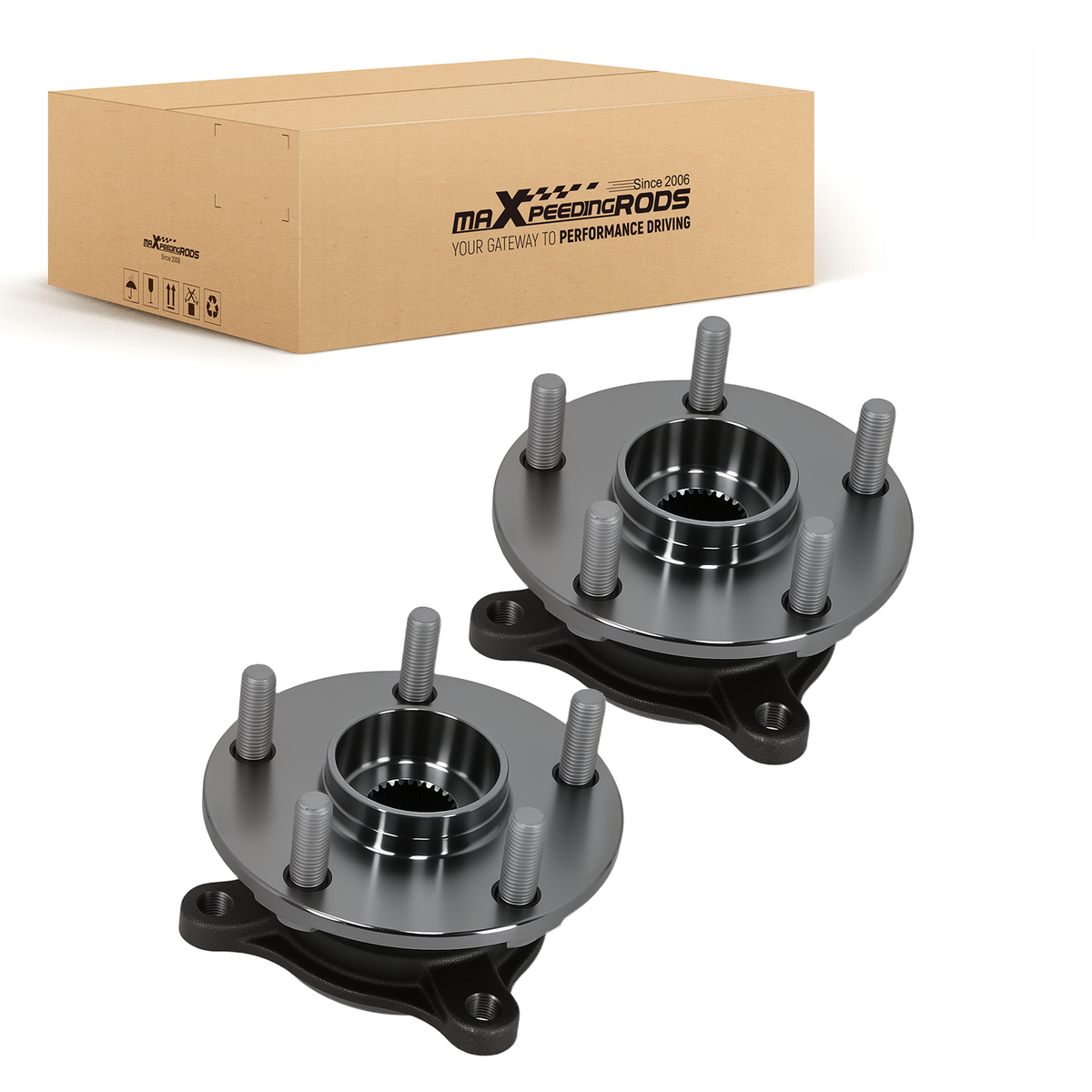 Front Left Right Wheel Bearing Hub Assembly compatible For Lexus GS IS RC AWD 513365 513366