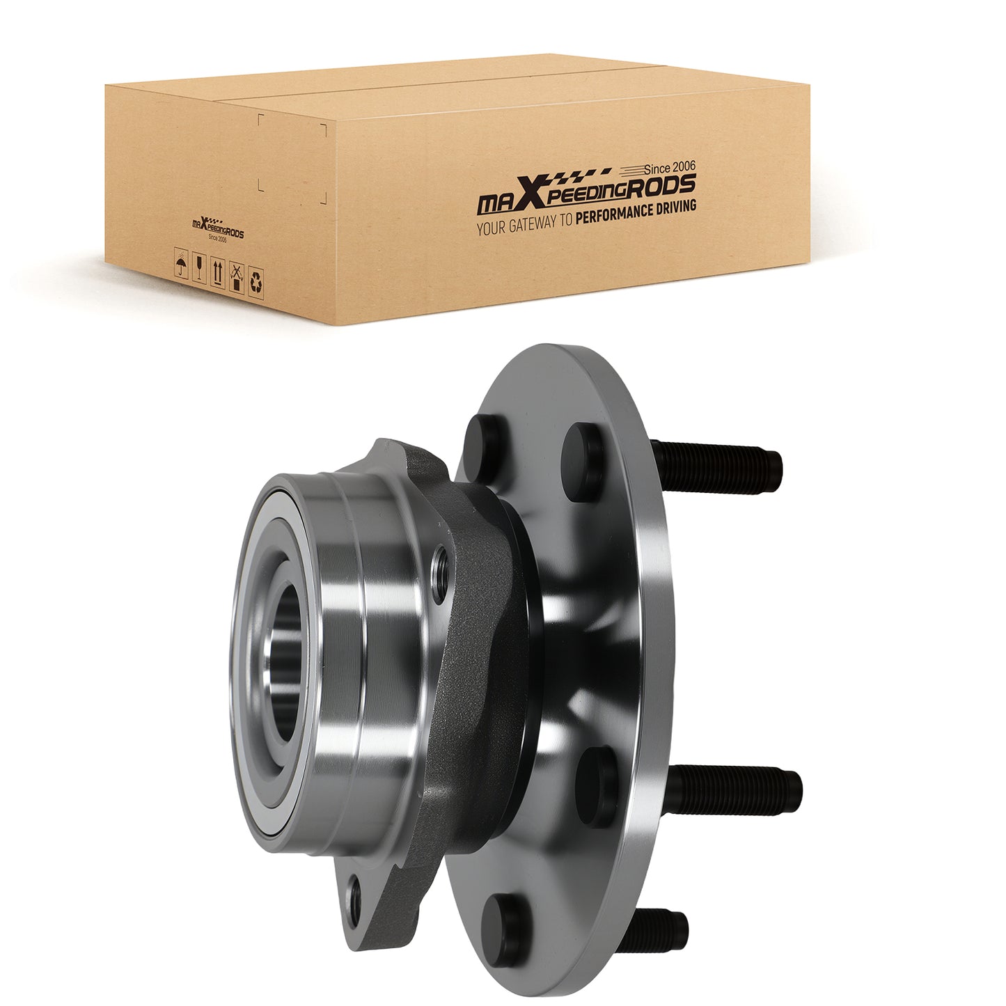 515006 Front Left Right Wheel Hub Assembly compatible For Dodge Ram 1500 4x4 94-99 5-Lug