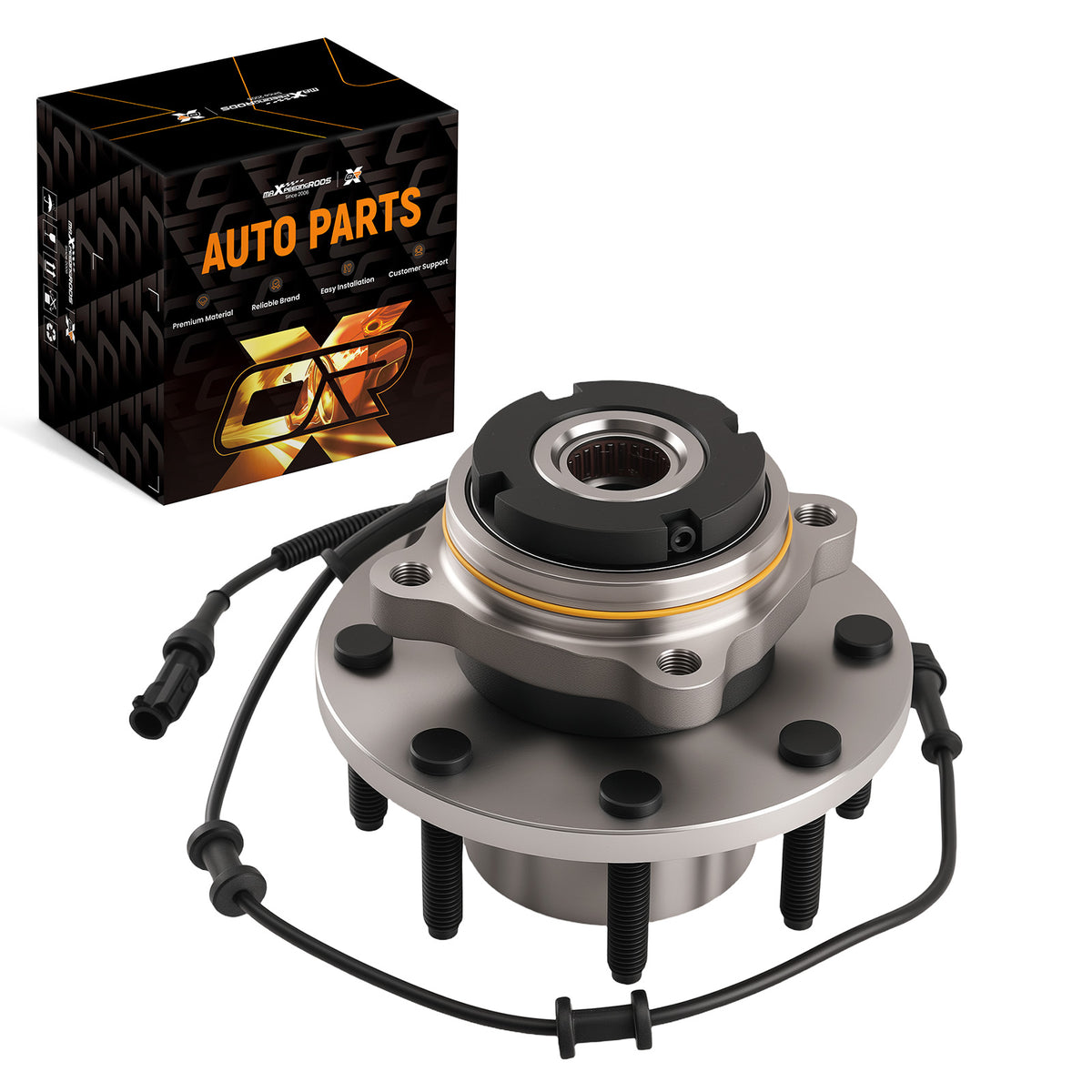 Front Wheel HubBearing compatible For Ford F-250 Super Duty 1999-2004 19383955