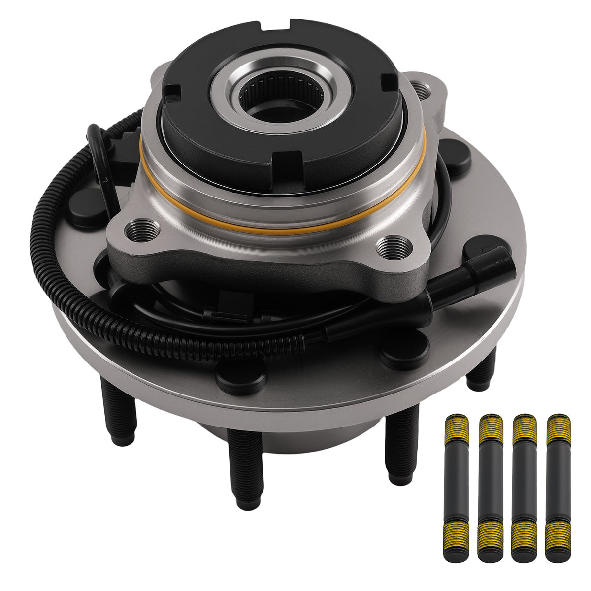 SRW Front LH RH Wheel Bearing Hub compatible For Ford F-250 Super Duty 2003-2004 515056