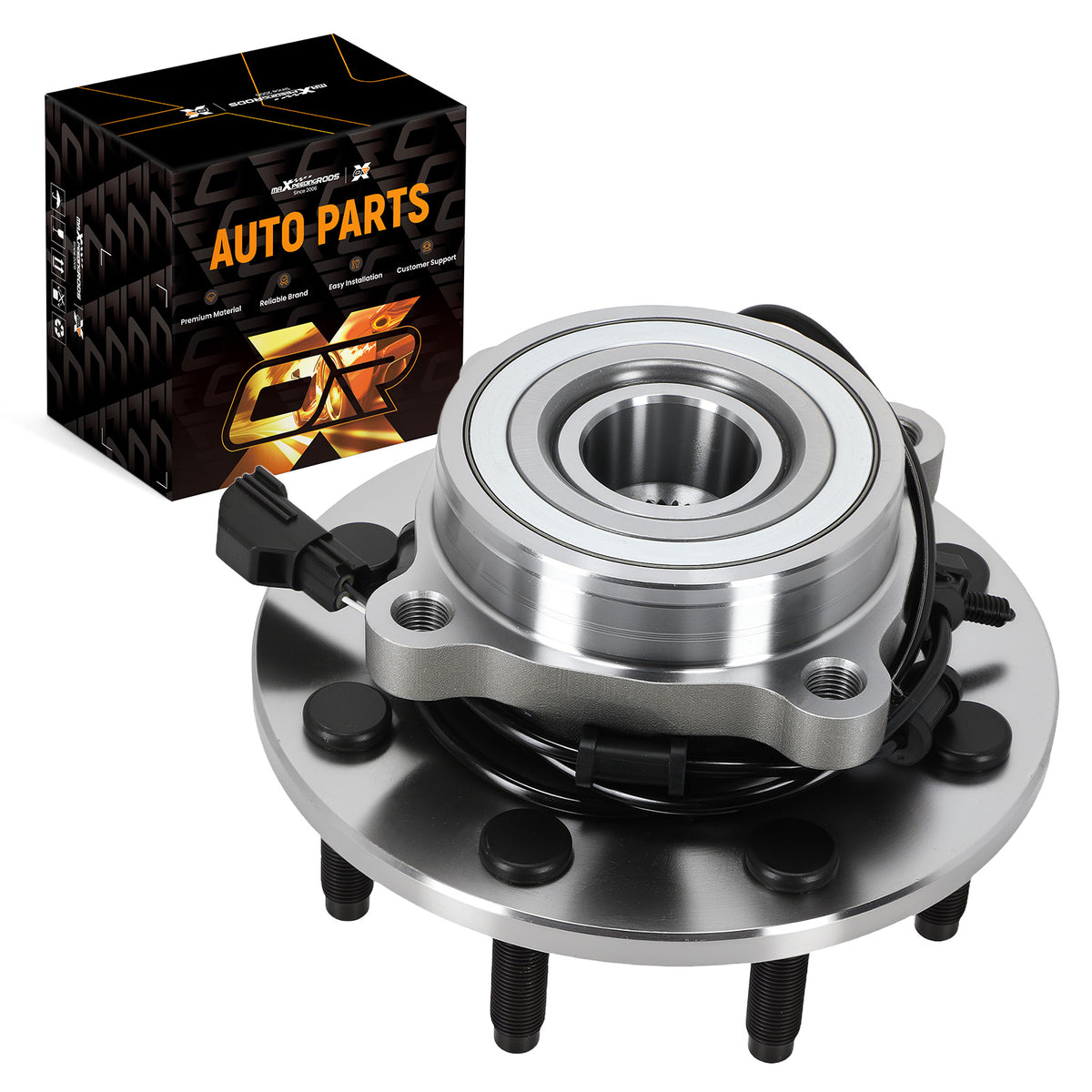 515061 Front Wheel Hub Assembly compatible For Dodge Ram 2500 3500 4x4 2003-2005 with ABS