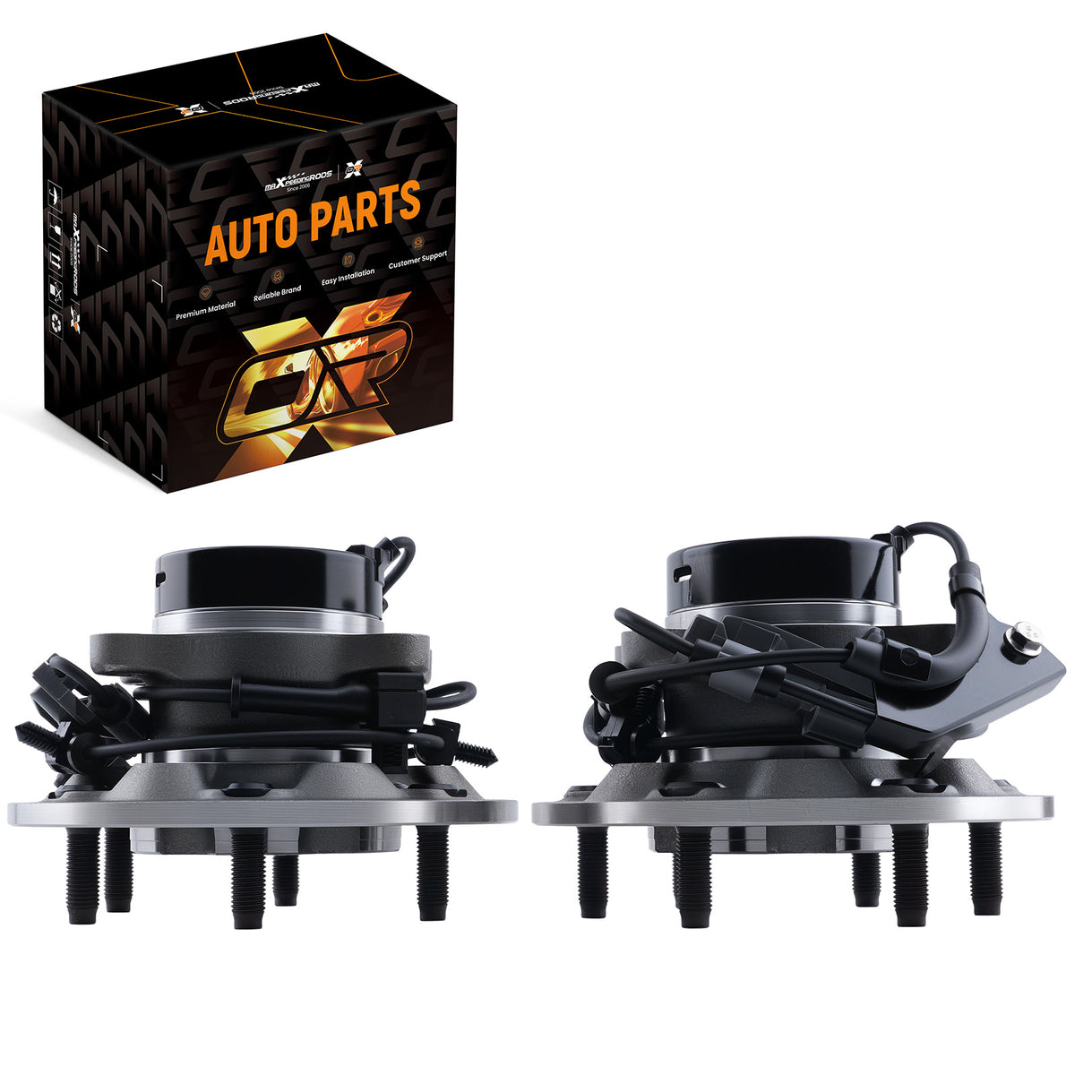 Front LR Wheel Bearing Hub compatible For GMC Canyon 4WD 2004-2008 15100274 15100275