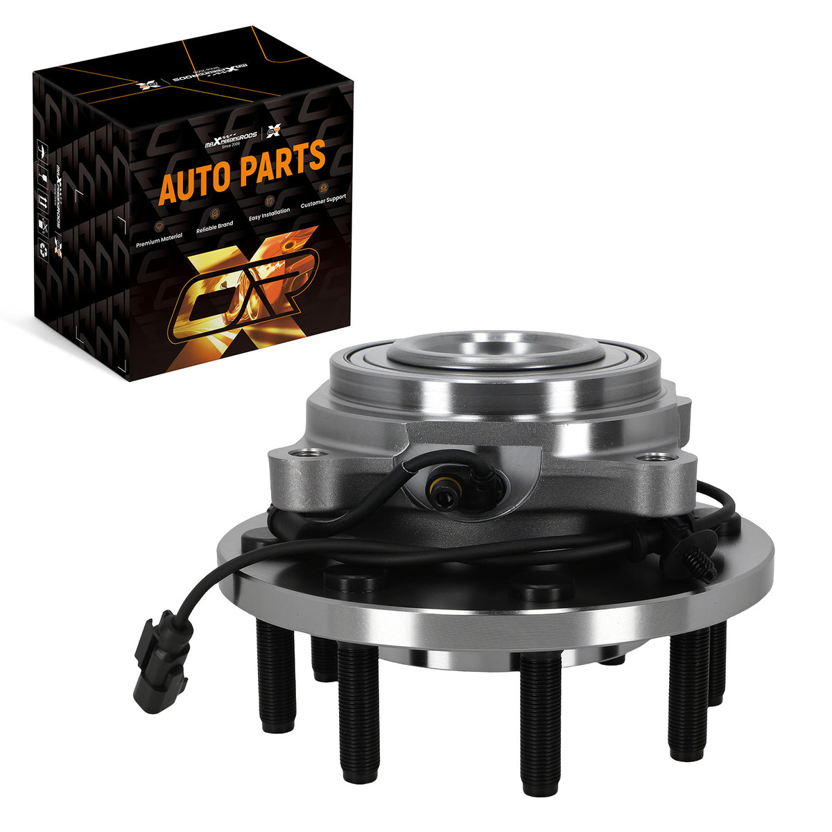 8 Bolt Front Wheel Hub Assembly compatible For Dodge RAM 2500 3500 2009-2011 4WD 515122