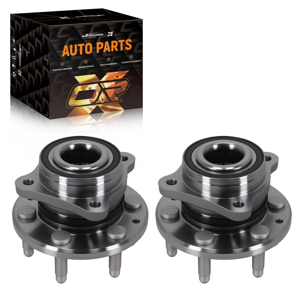 2pcs Front Left Right Wheel Bearing Hub compatible For Chevrolet Colorado 4WD 2015-2021