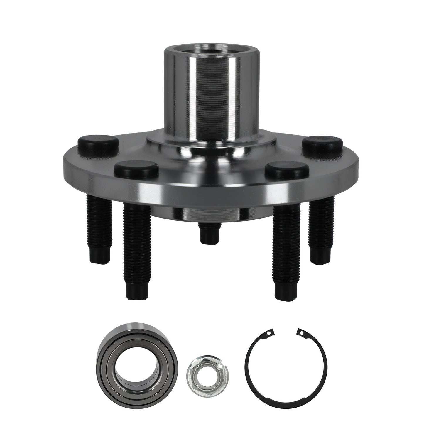 Front Wheel Bearing Hub Assembly compatible For Ford Edge 2007 - 10 518517 HA590534