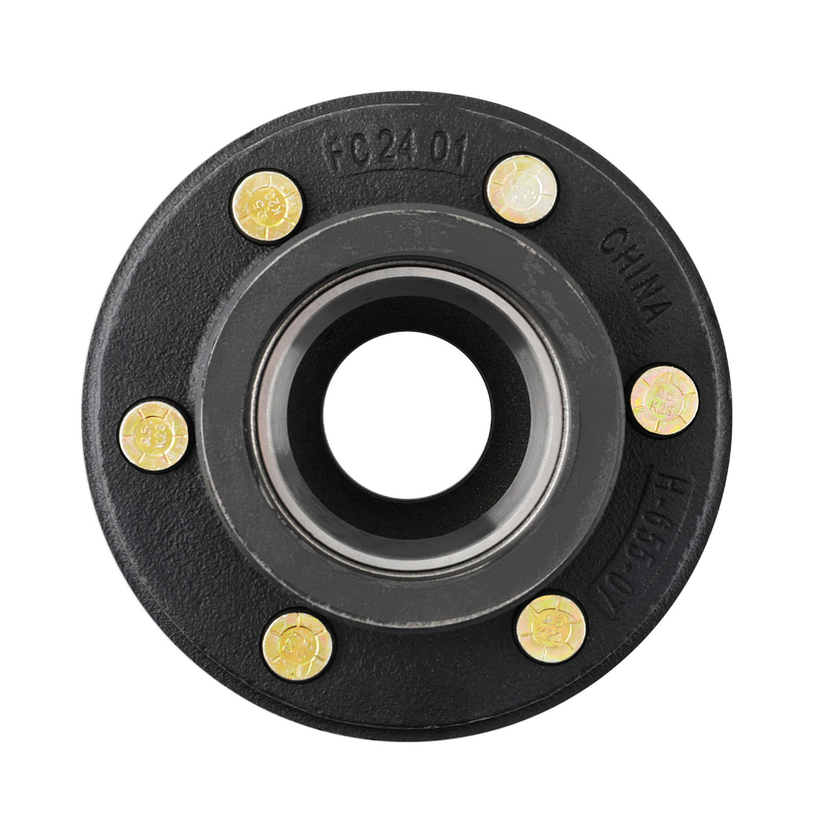 Pair Trailer Hubs Convert Mobile Home with Bearings 6000# 6 Lug 6x5.5 Idler Axle