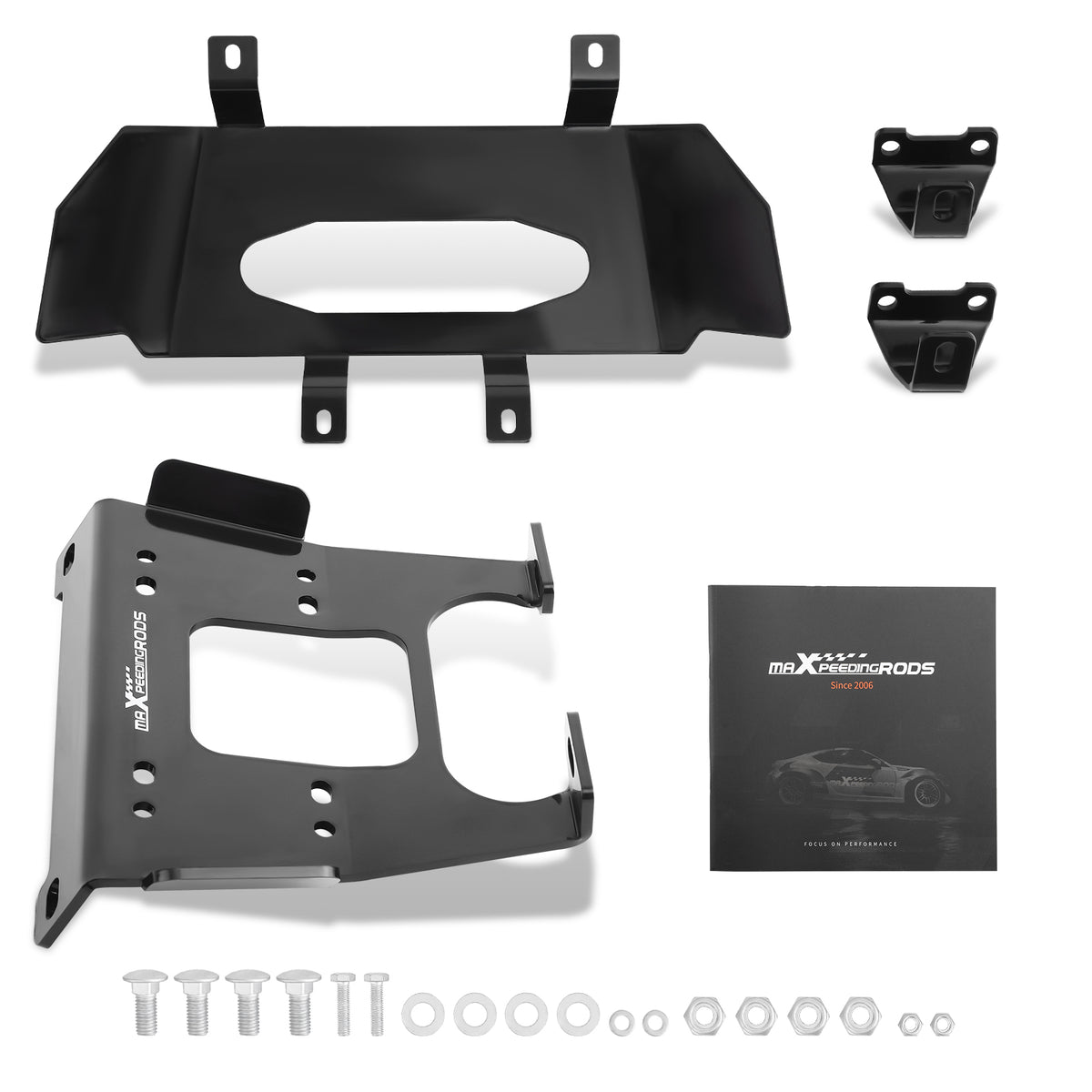 Front Winch  Mounting Bracket For 2020-UP compatible For Polaris RZR PRO XP (Base/LE/Premium