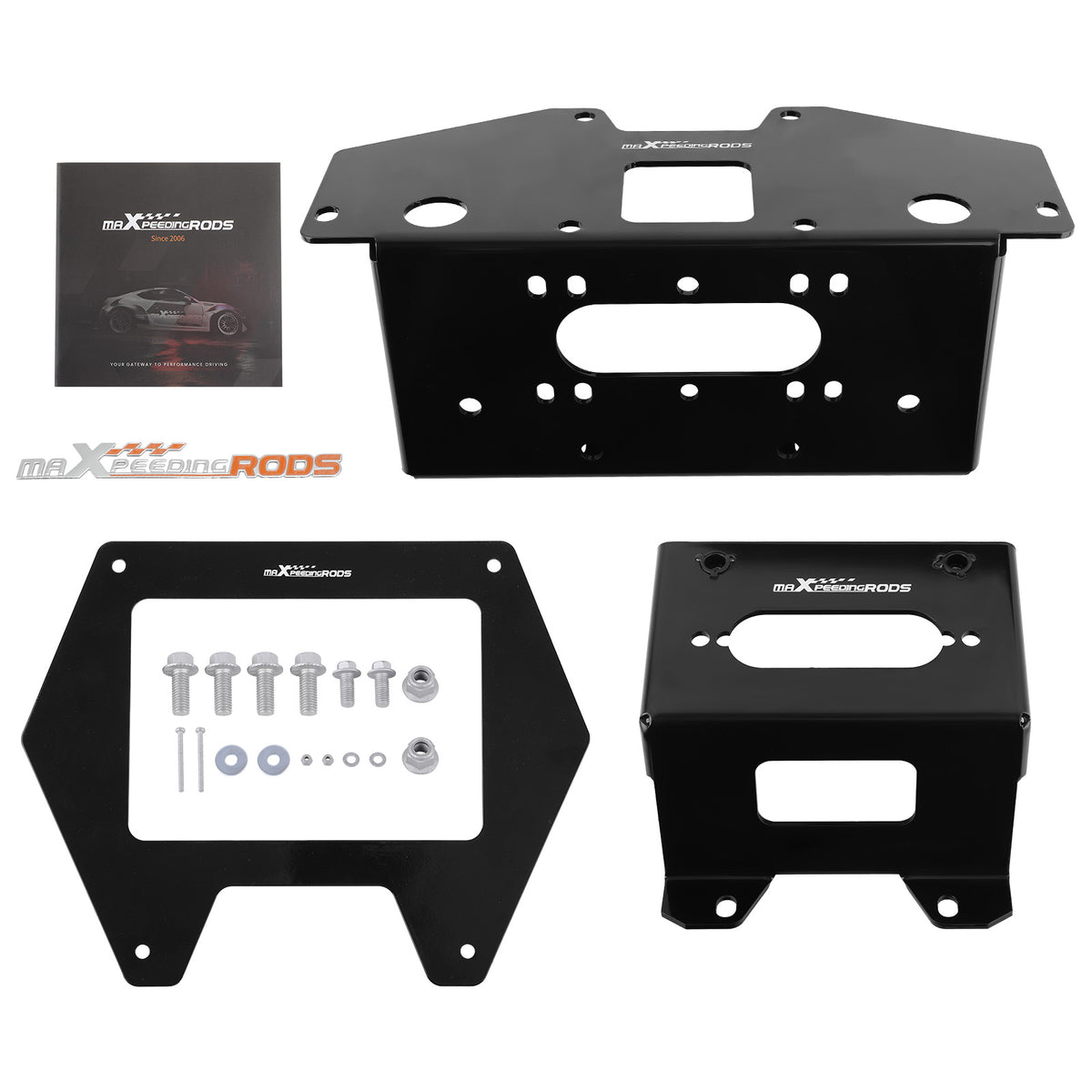 Winch Mount compatible For Polaris RZR PRO XP/RZR PRO XP 4 7/8 Standard 4Hole