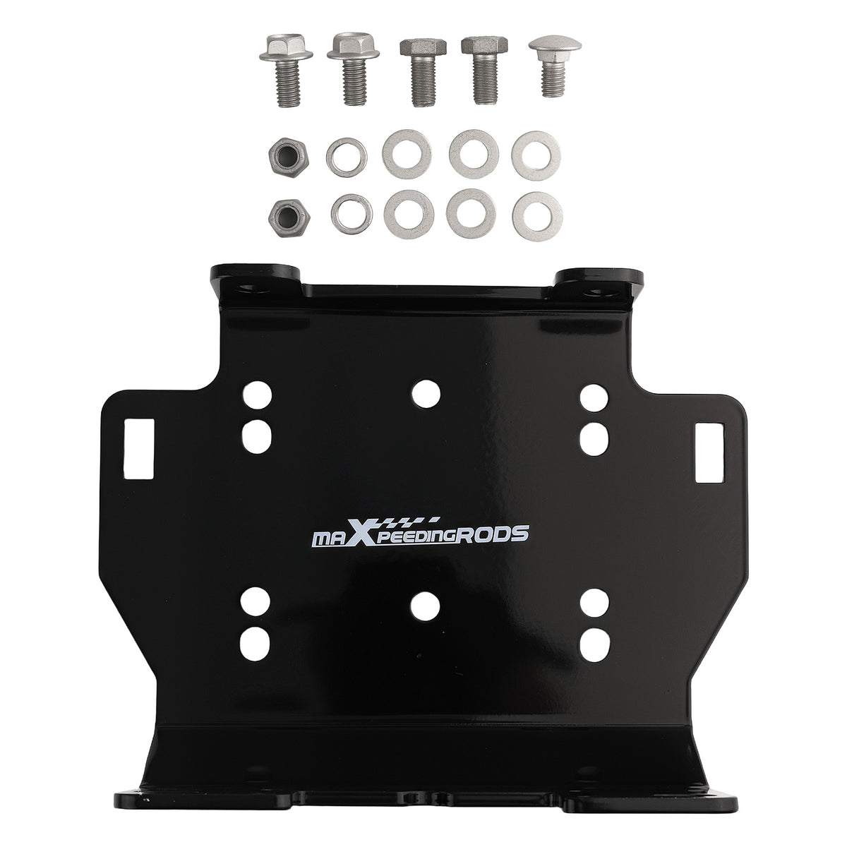 Bumper Winch  Mounting Plate Bracket Kit compatible For Yamaha Grizzly Kodiak 700 2016-2026