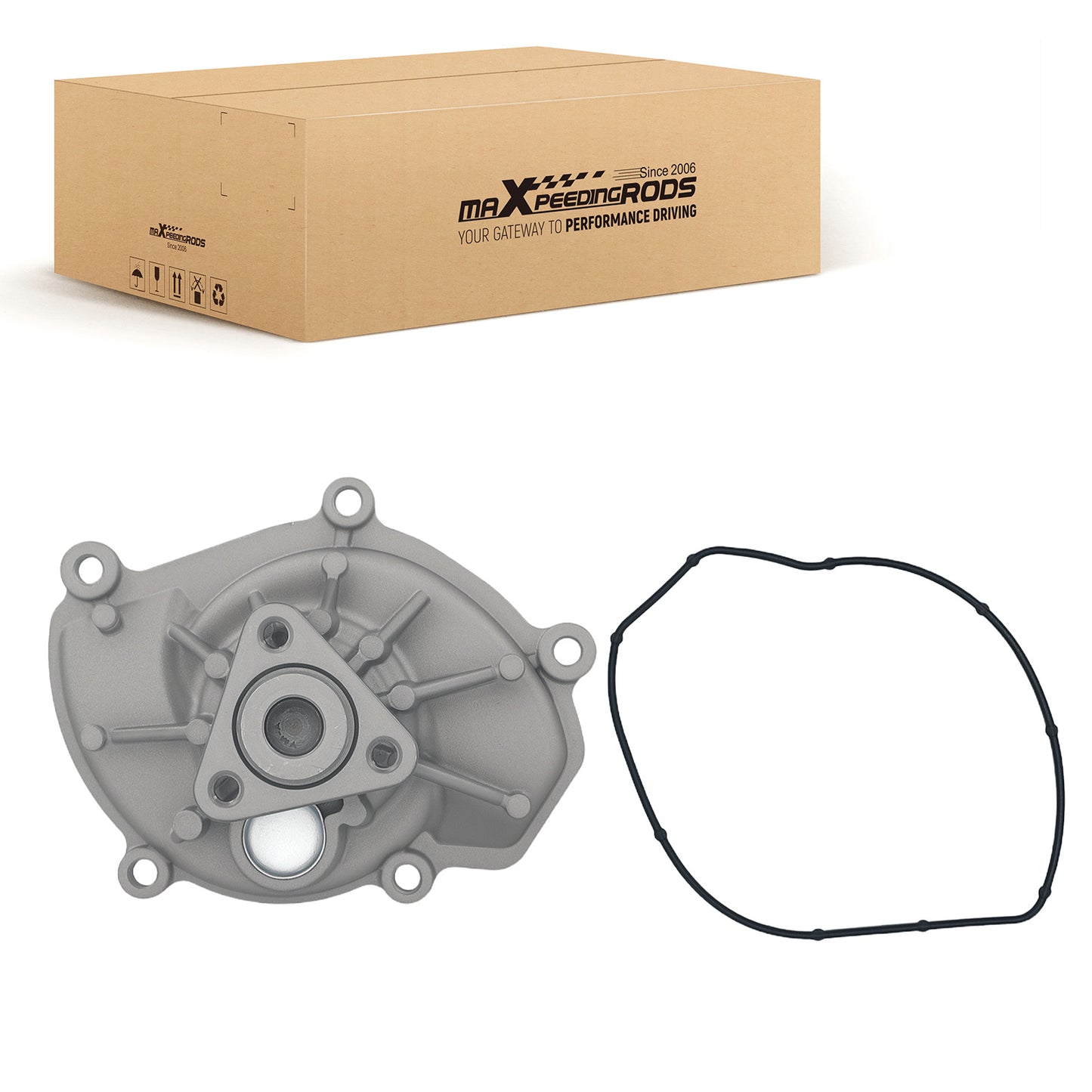 Aluminum Housing Water Pump compatible For Porsche Cayenne V6 94810603301 2015-2018