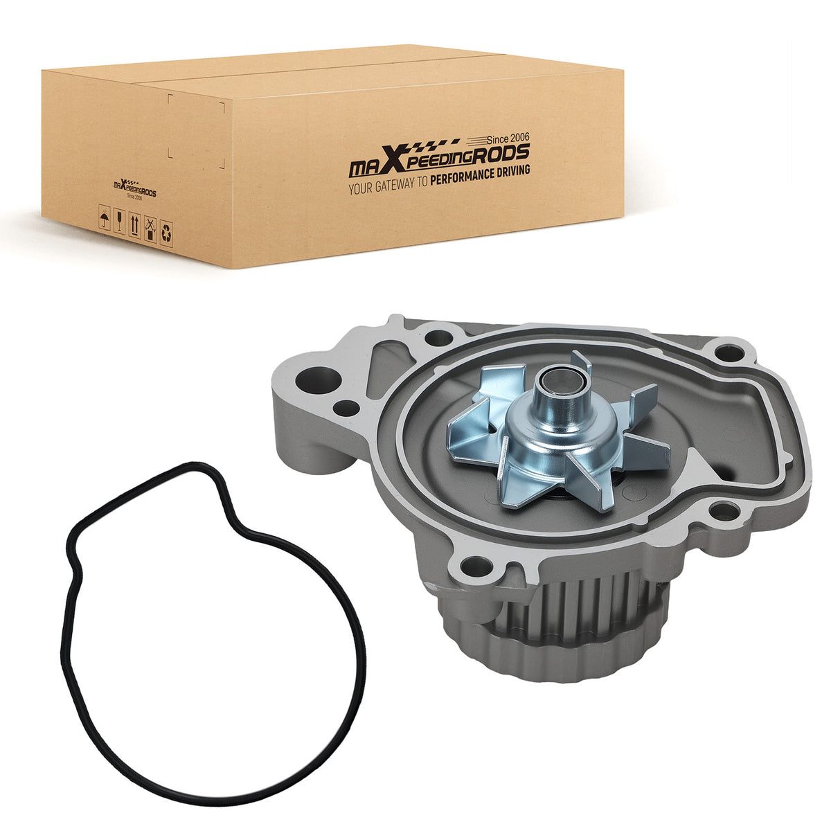 Cooling Water Pump compatible For Caterpillar DP50 32A4500023 Direct Replace Aluminum compatible For Case