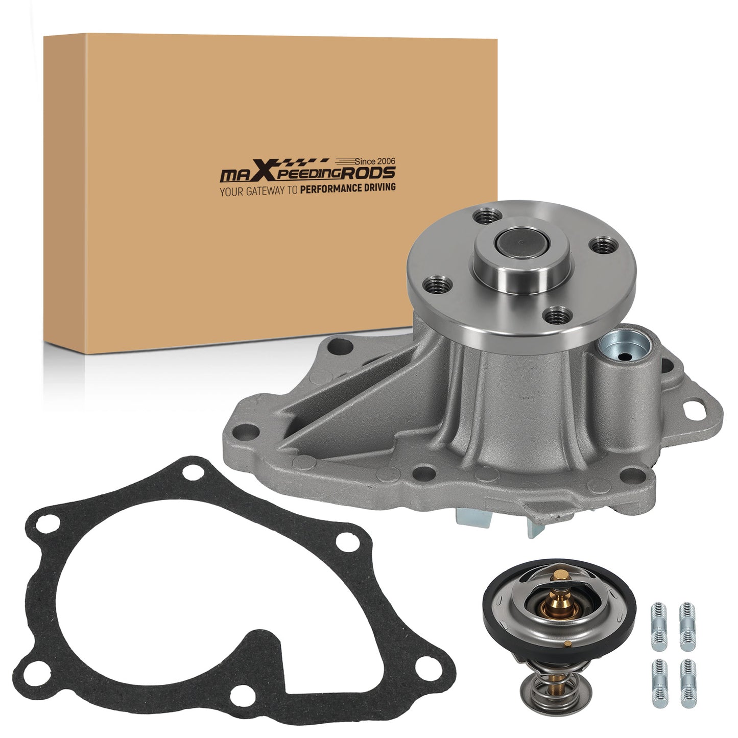 Belt Driven Water Pump compatible For Scion tC 2.4L 2010 GWT-119A 9091603140 Aluminum