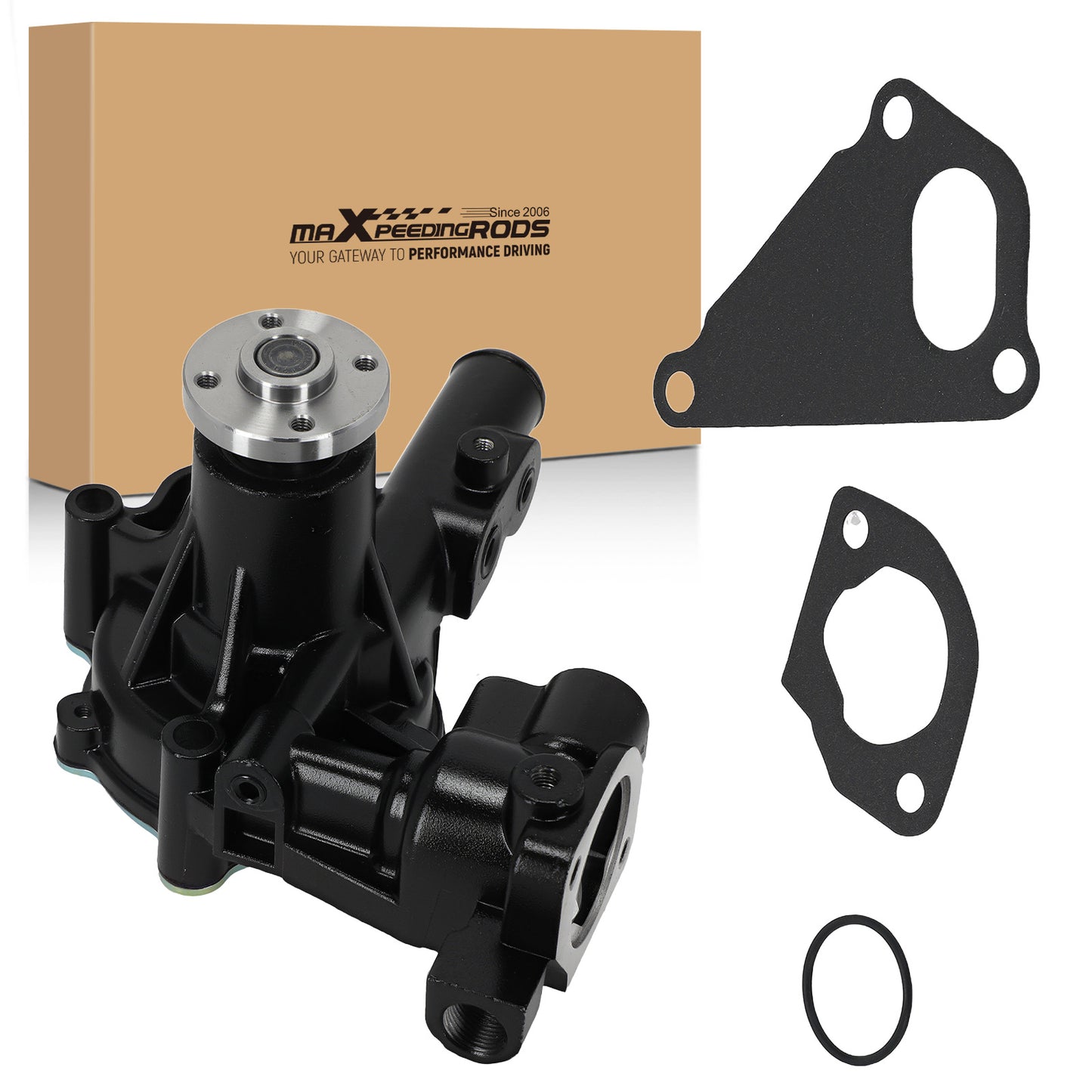 Coolant Water Pump For Komatsu 3D88 Yanmar 4TNE88-BUE 129001-42004 Aluminum