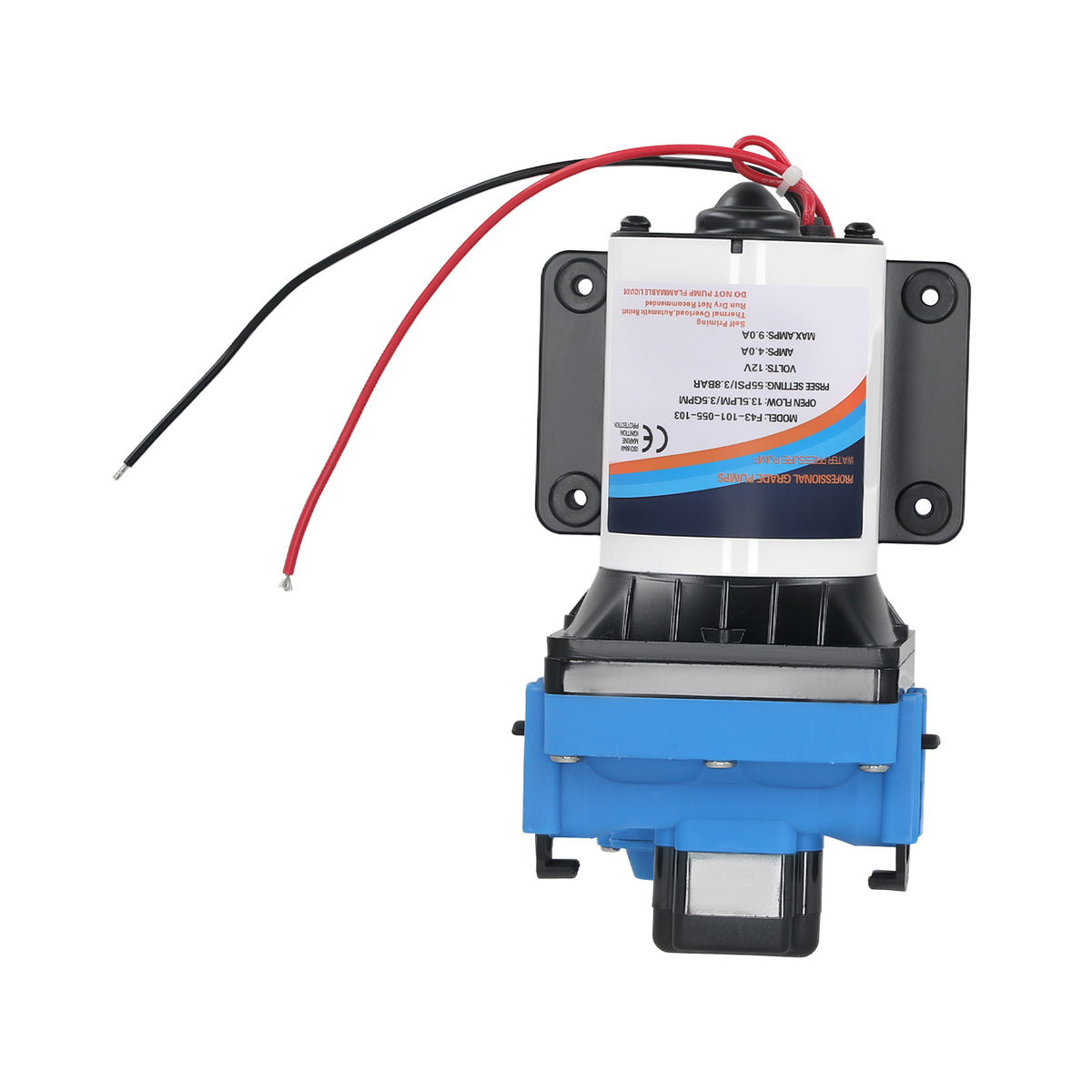 3.5GPM Water Pump For RV Boat Marine Yacht Agricultural Irrigation 55PSI