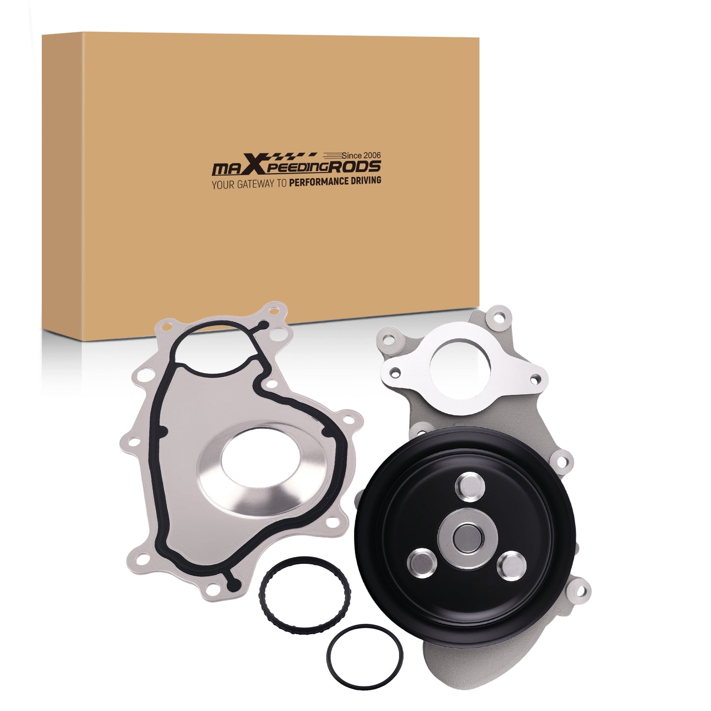 Coolant Water Pump compatible For Ford F-150 V6 3.5L 3.7L 2011-2017 125-3285 Belt Driven