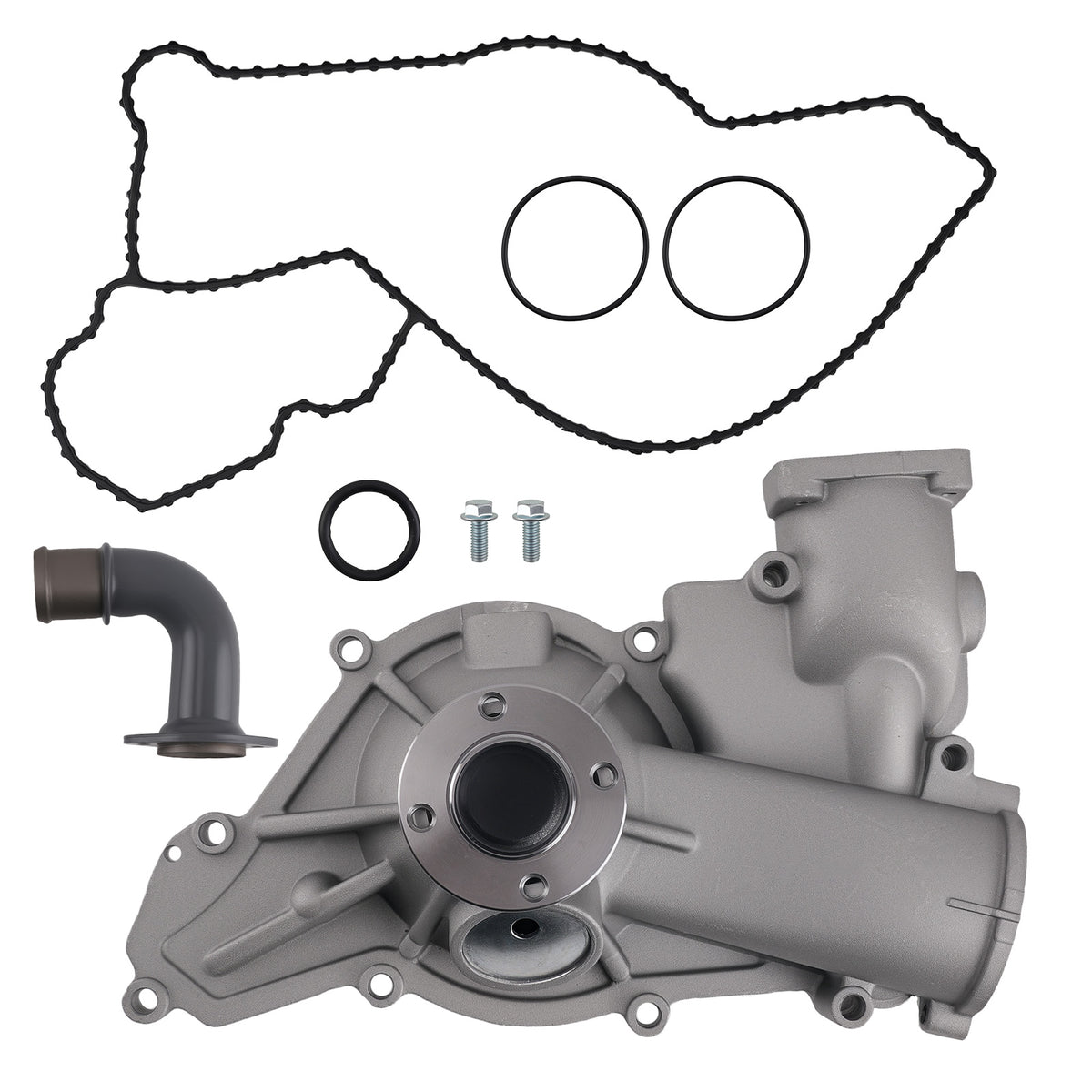Cooling Water Pump Assembly compatible For Ford E-350 Club Wagon 7.3L 2003 F81Z8501FA