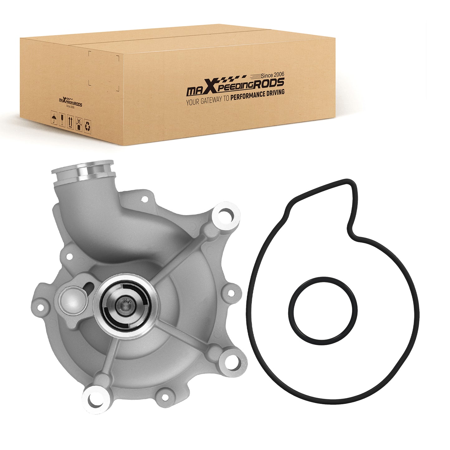 Belt Drive Water Pump compatible For Mini Cooper 1.6L 02-08 WP-9345 Aluminum Housing