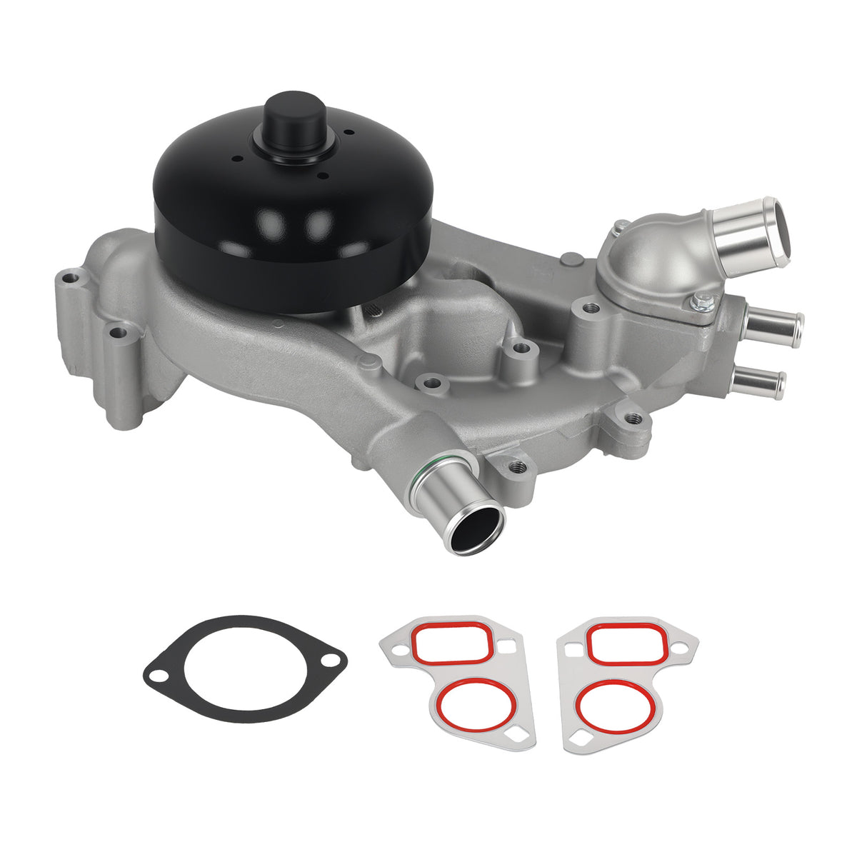Engine Water Pump compatible For Chevrolet GMC Cadillac V8 2007-2015 19208815 W/ Thermostat