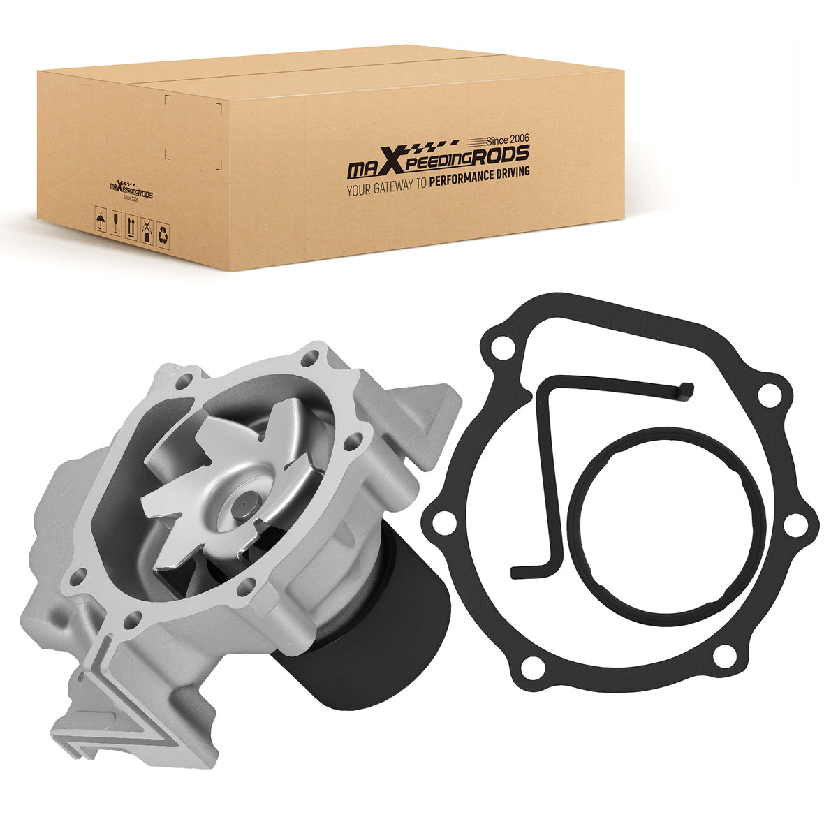 Coolant Water Pump Assembly compatible For Subaru Impreza 2.5L 2006-2011 1523013 513063