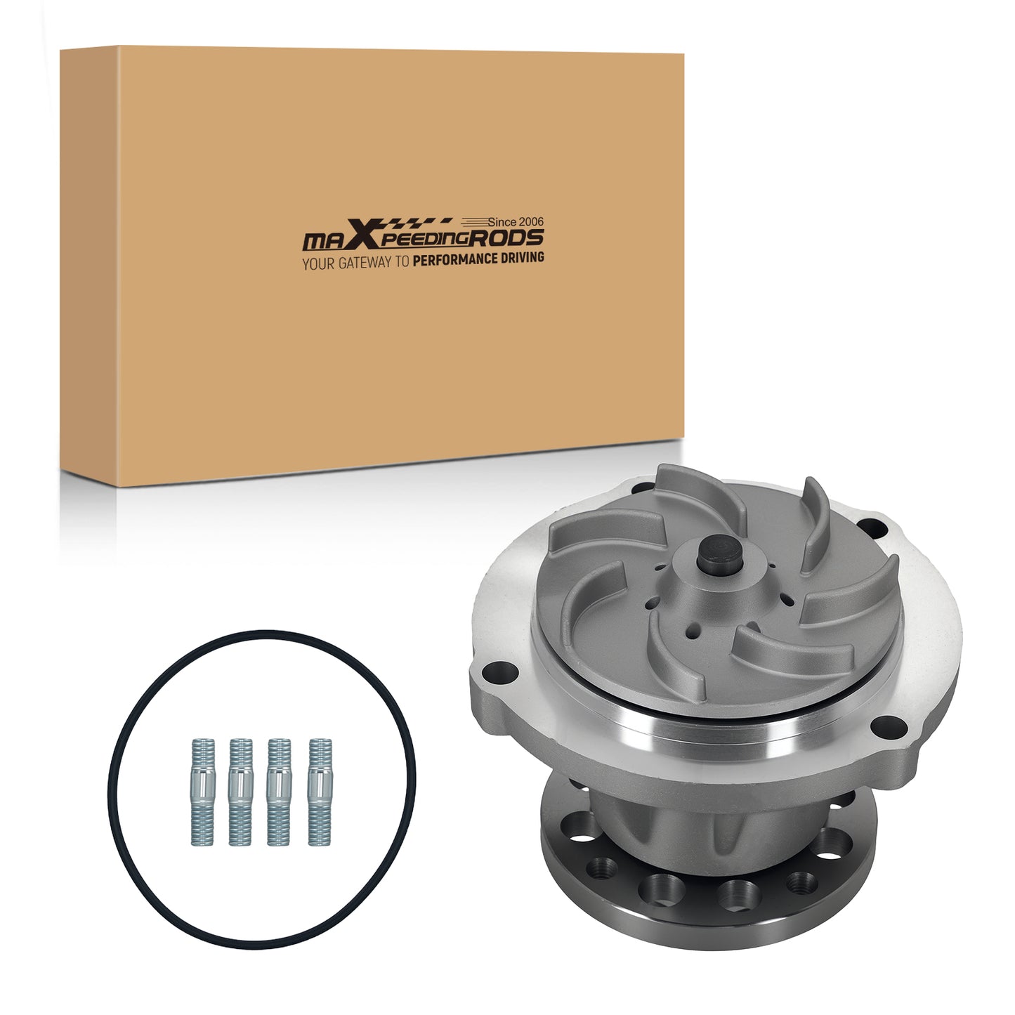 Belt Driven Water Pump compatible For Ford E-350 F-250 F-350 Super Duty 6.0L 4C3Z8501ABRM
