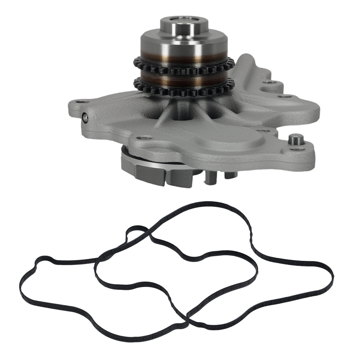 Water Pump compatible For Ford Edge/Explorer/Flex/Police/Taurus 12-19 AT4Z-8501-B AW6348