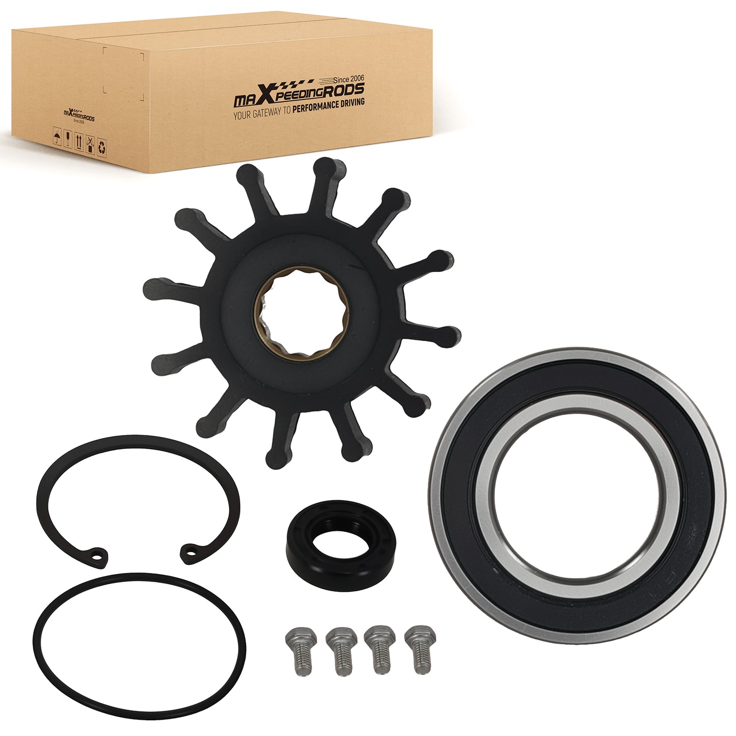 Impeller Bearing Kit compatible For Volvo Penta 5.0GXi 5.7GSPWTR 3858229 21214599