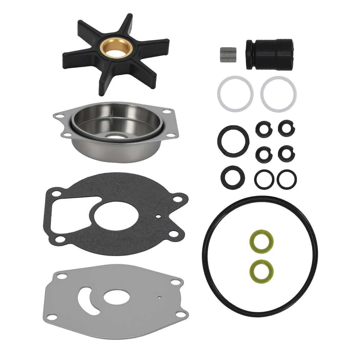 Complete Impeller Kit compatible For Mercury 15 18 20 25 XD 46-99157T2
