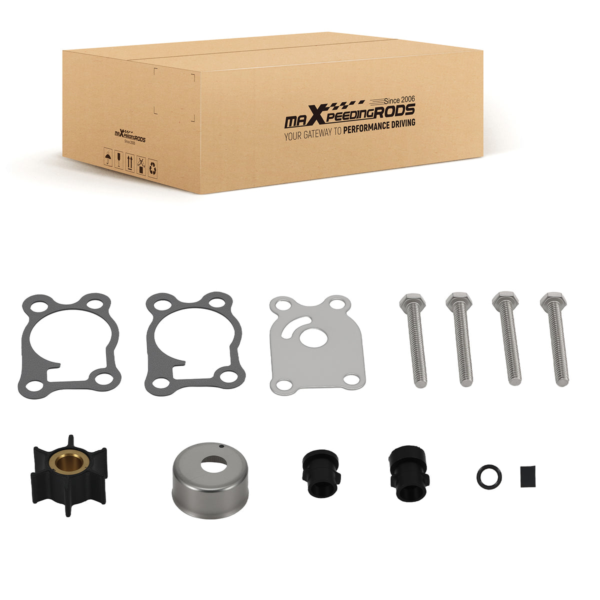 Impeller Kit compatible For Johnson Evinrude 4-8HP Outboard 1980-2005 396644 765603