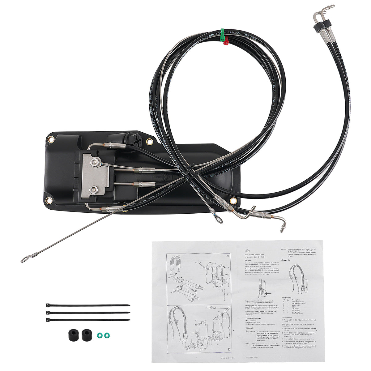TrimTilt Pump Cover Repair Kit compatible For Volvo Penta 21945911SX-A DPS-A DPS-B