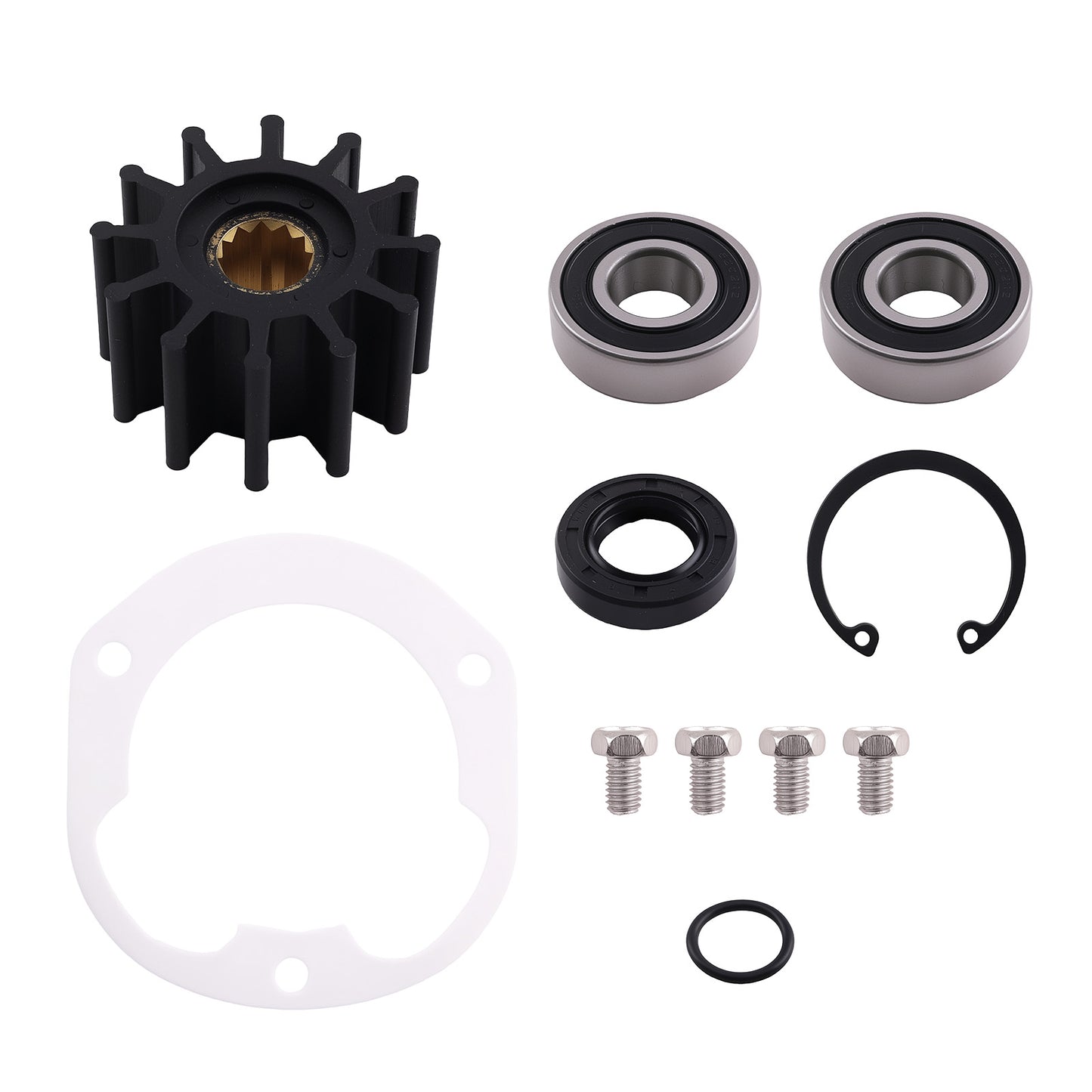 Boat Engine Impeller Kit compatible For Volvo Penta compatible For OMC 3851982 3851623 Water Pump Service