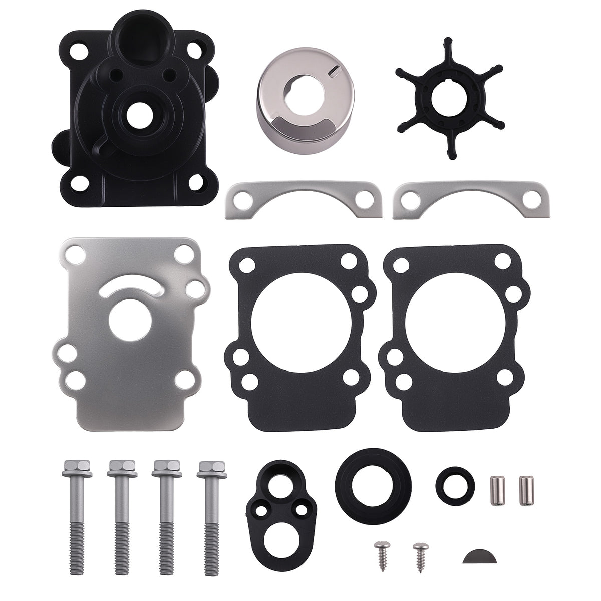 Boat Engine Pump Kit compatible For Yamaha 9.9HP 15HP 682-44300-01-00 Impeller Parts