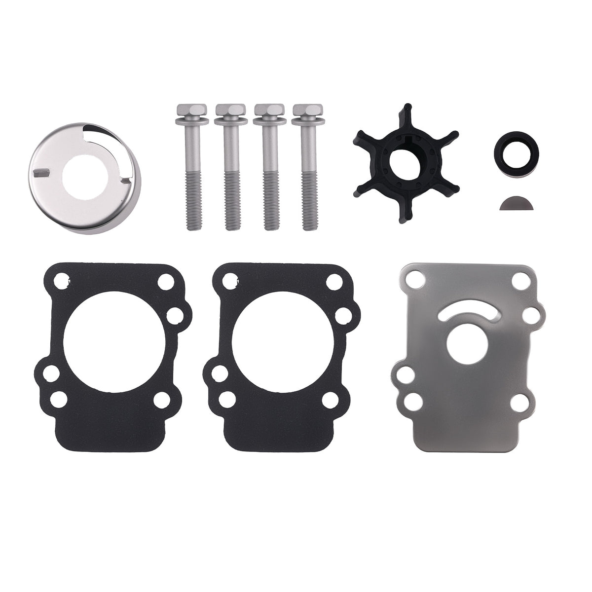 Boat Impeller Kit compatible For Yamaha 9.9HP 15HP 2-Stroke 46-84277M Full Set