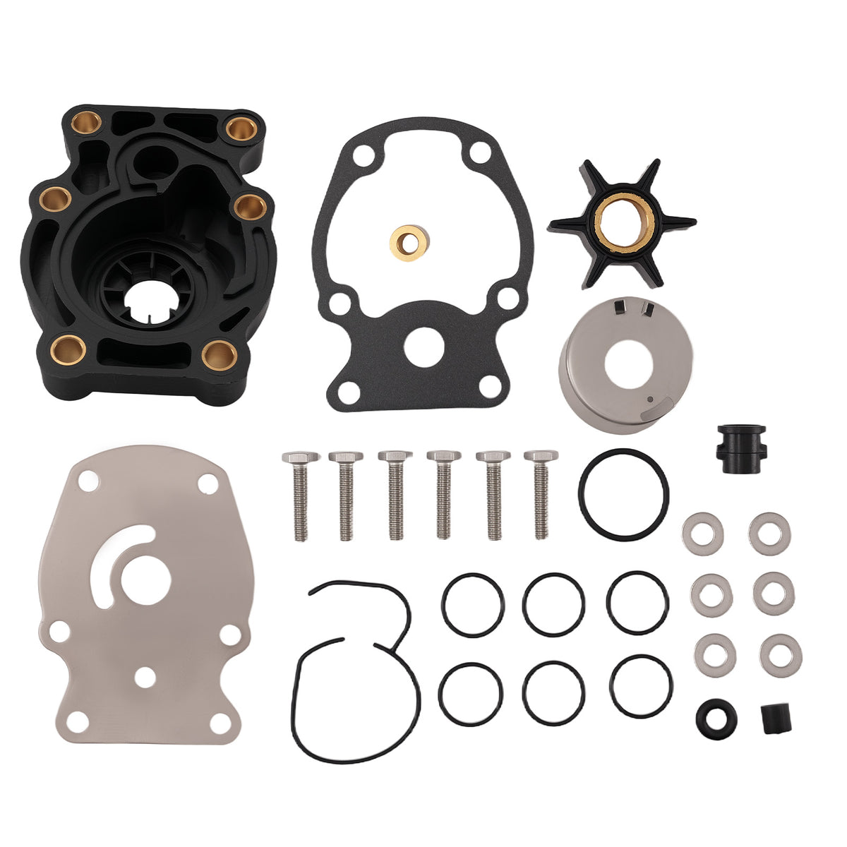 Impeller Complete Kit compatible For Johnson Evinrude 20-35 HP 1980-2001 393630 393632