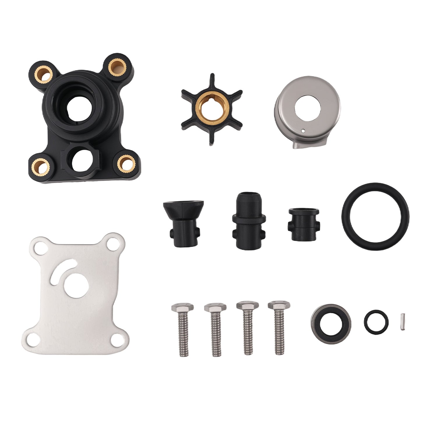 Complete Impeller Water Pump Kit compatible For Johnson Evinrude 9.9-15HP 386697
