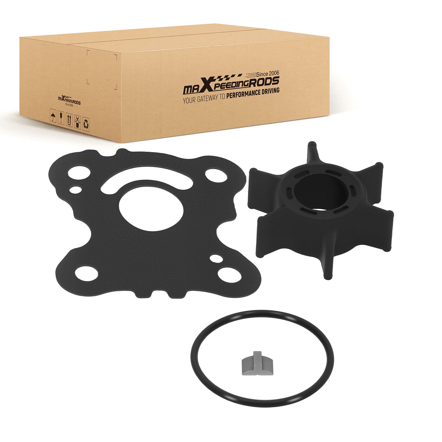 Impeller compatible for Honda BF8D BFP8D BF9.9D BFP9.9D 8-9.9HP 06192-ZW9-A30 Kit