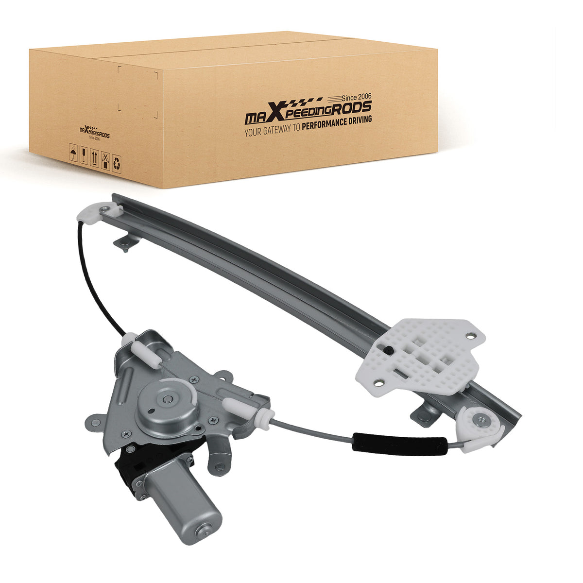 Front Right Power Window Lifter Assembly compatible For Hyundai Accent 12-17 1.6L
