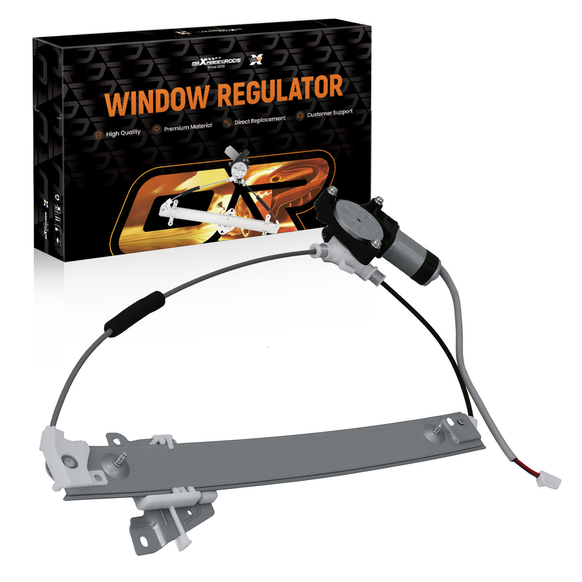 1x Rear Left Power Window Regulator w/ Motor compatible For Mazda MPV 2000-2006 Driver Side