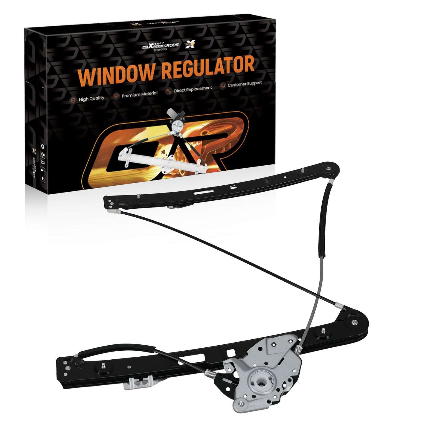 Front Left Power Window Regulator compatible For BMW E46 323i Sedan/Wagon 1999-2000 US