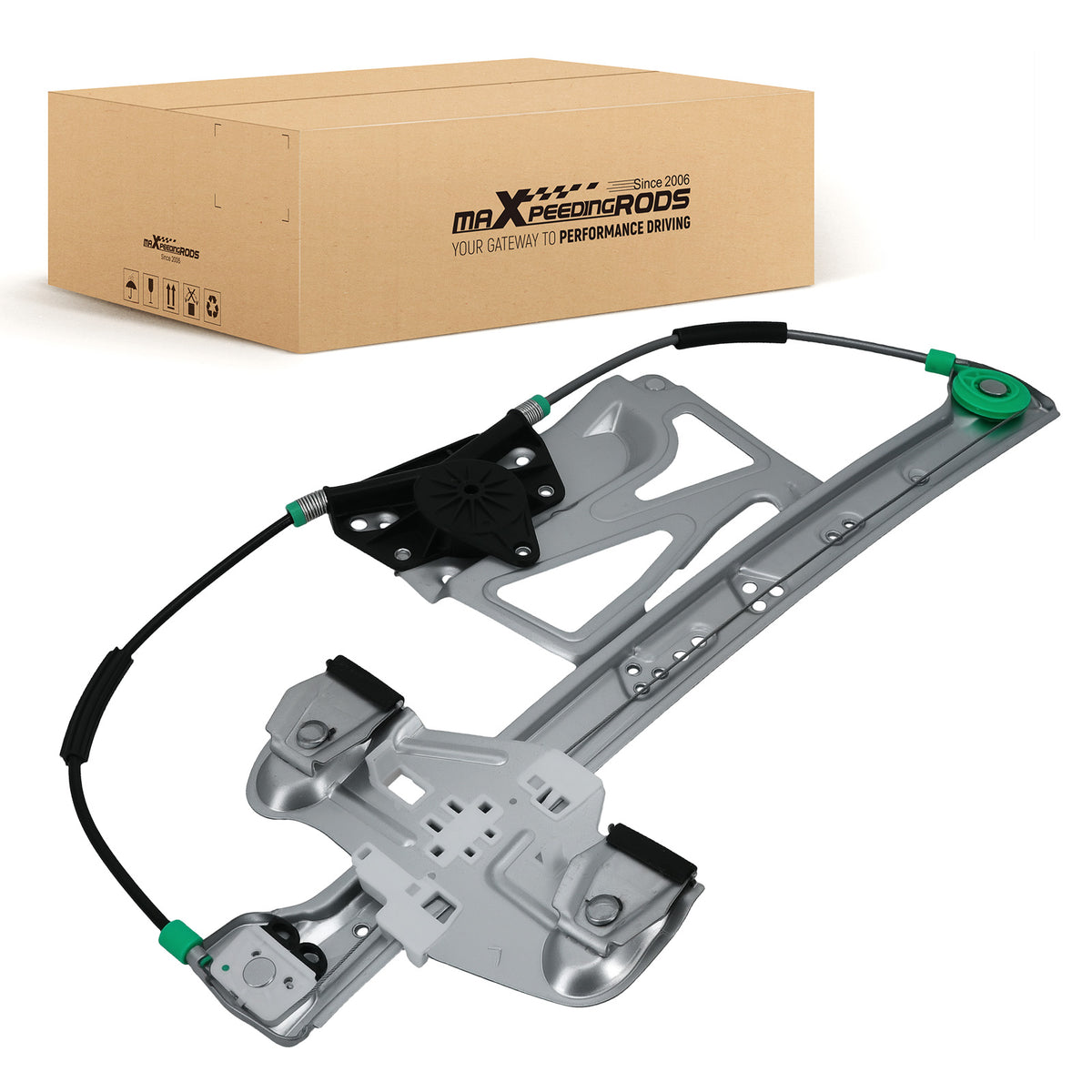 Electric Power Window Regulator Front Left compatible For Cadillac Deville 00-05 25737256