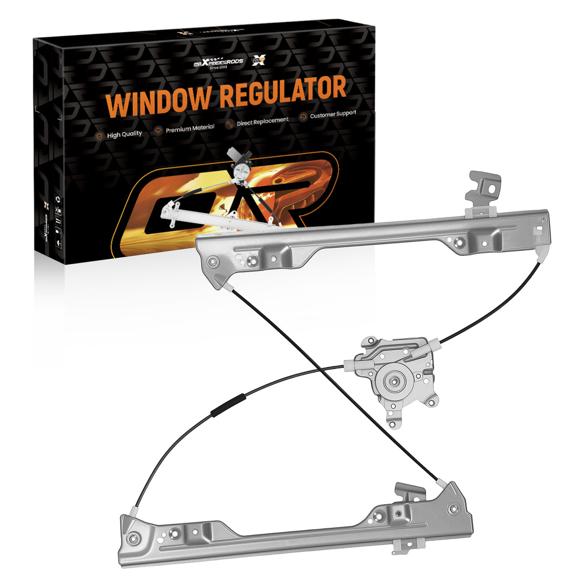 Front Left Driver Side Power Window Regulator compatible For Nissan Altima 02-06 740906