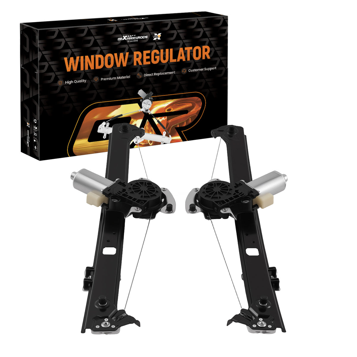 Electric Power Assembly Complete Set compatible For BMW X5 2000-06 741-412 741-413 Both