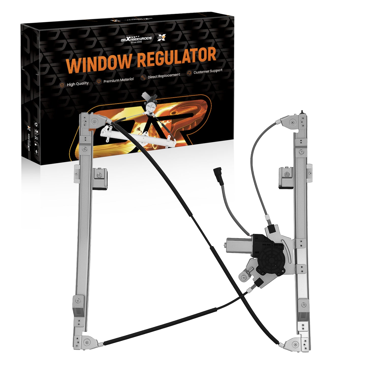 Front Right Power Window Regulator compatible For Ford F-150 2004-2008 Extended 741431