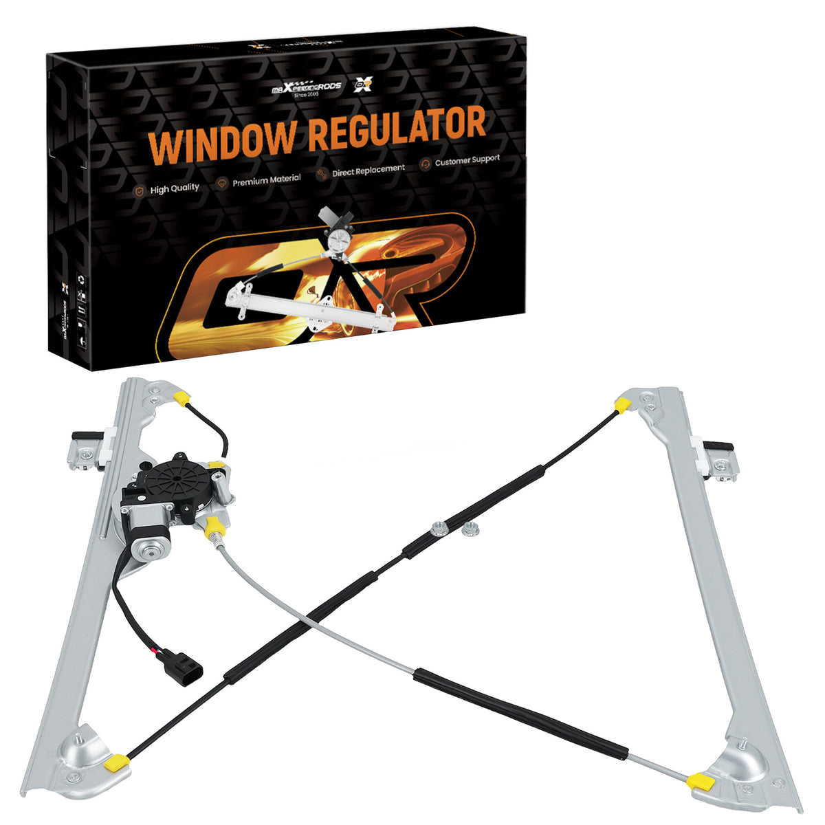 Electric Window Regulator Front Right compatible For Cadillac Escalade 2007-2008 15880567