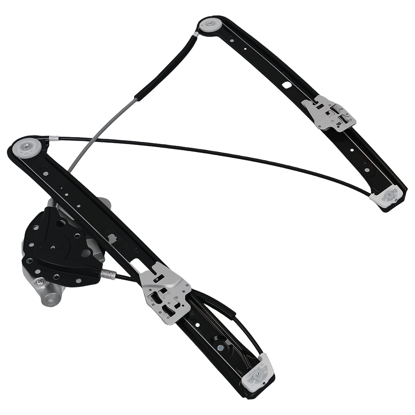 Front Left Window Regulator Assembly compatible For BMW E46 323i 328i 1999-2000