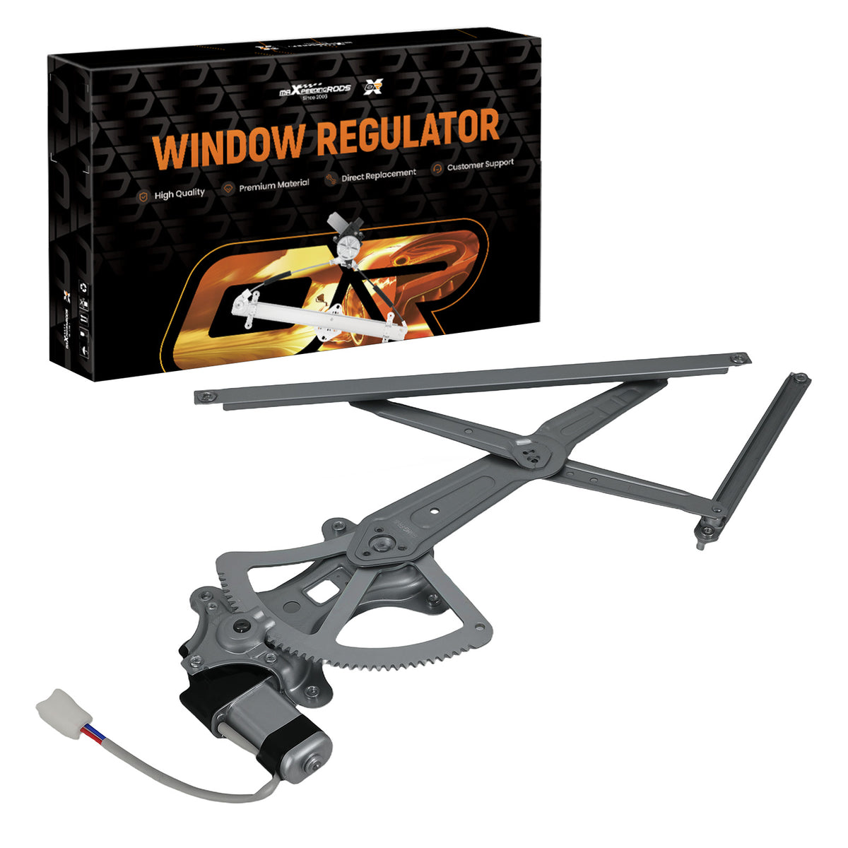 1x Front Right Power Window Regulator compatible For Toyota Corolla 03-08 741506 6981002170