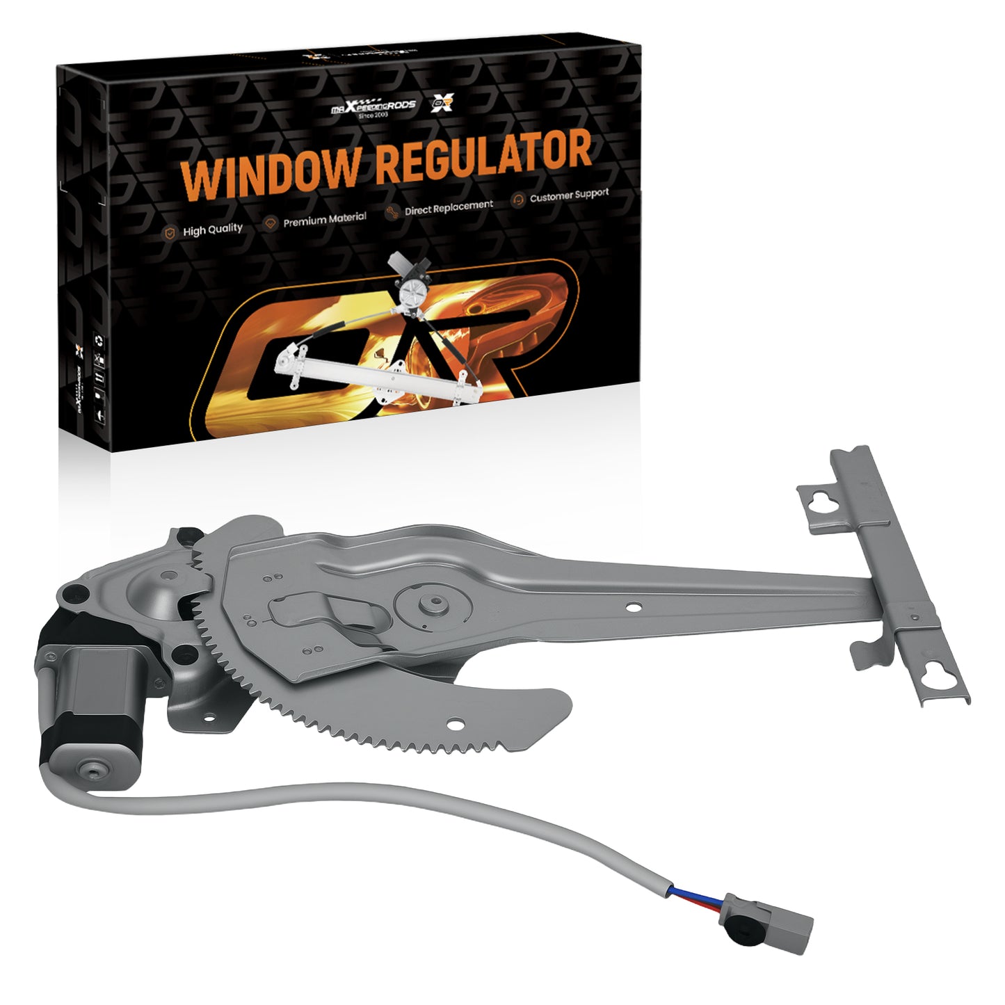 Door Window Assembly LH compatible For Honda Civic compatible For Acura EL 96-00 Rear Left 741-564
