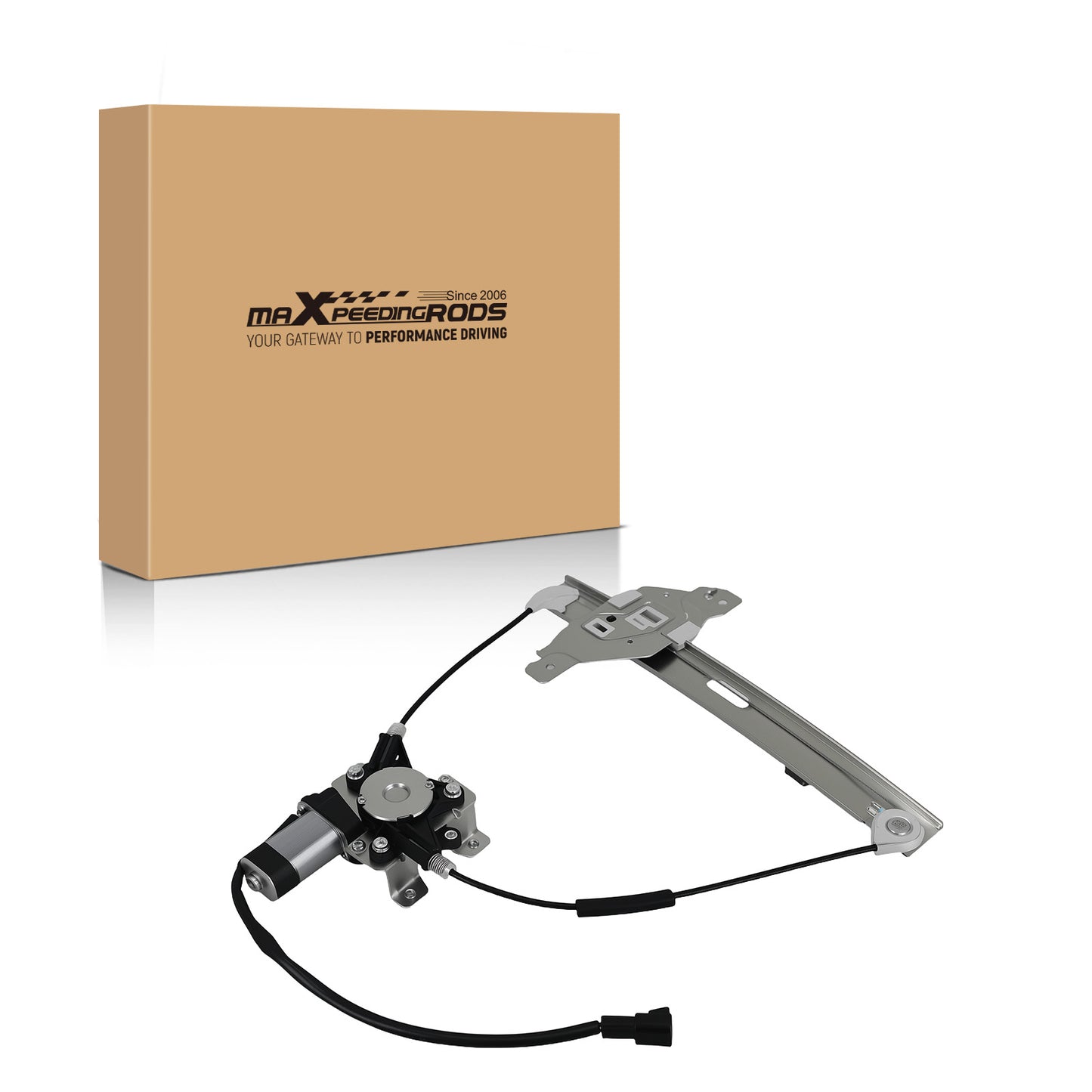Power Window Regulator Rear Right compatible For Chevy Impala 00-05 741-623 with Motor